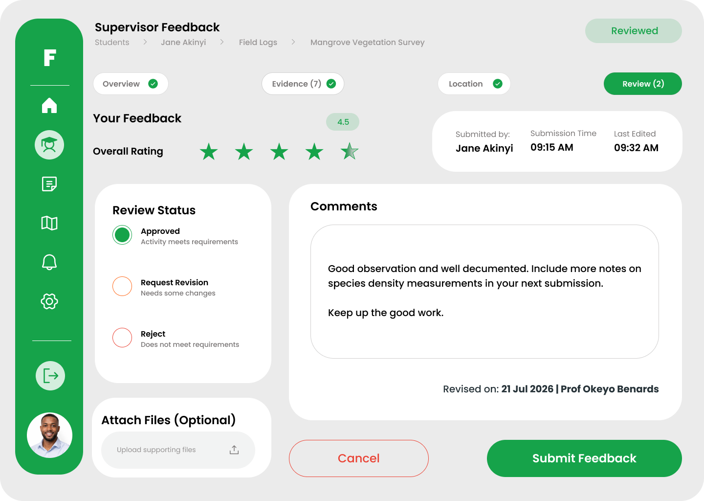 Review and Approve